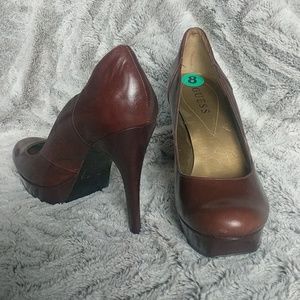 GUESS brown pumps 8
